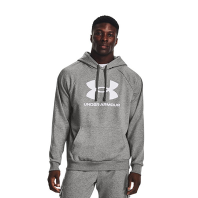 Under Armour Rival Fleece Logo Hoodie "Grey"