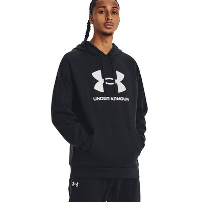 UA Men's Rival Fleece Logo Hoodie "Black"