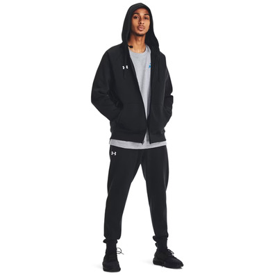 UA Rival Fleece FZ Hoodie "Black"