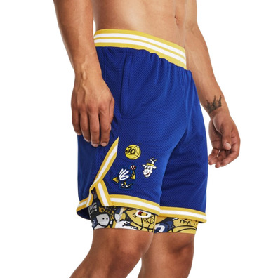 Under Armour Basketball Curry Mesh Short 2 "Royal Blue"