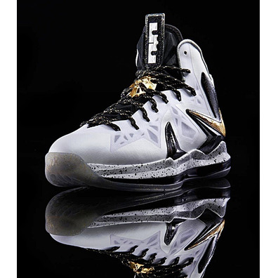 Lebron X P.S. Elite+ "Goldhome" (100/white/oro/negro)