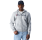 Champion Embroidered Big Logo Fleece Full-Zip Hoodie "Light Grey"