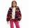 Desigual Multicolored animal print faux fur jacket