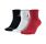 Jordan Jumpman High-Intensity Quarter Sock 3Pack (011/white/black/gym red)