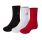 9Jordan Kids Jumpman Crew Socks 3 Pair (27-35)(Black/White/Red)