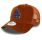 New Era MLB LA Dodgers Cord 9FORTY E-Frame Adjustable Trucker Cap "Brown"