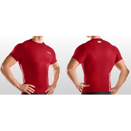 Under Armour Camiseta Compresión Heat Gear (rojo)