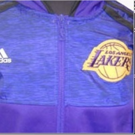 Adidas Chaqueta Junior Angeles Lakers (purpura/negro/amarillo)