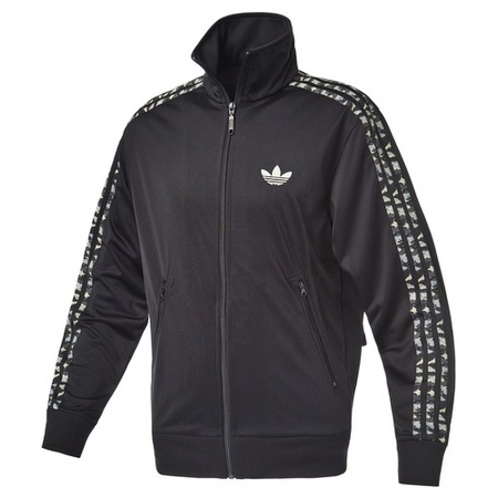 Adidas Chaqueta Firebird Camo-TT (negro)