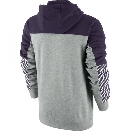 Nike Sudadera Basket Capucha Heritage Full-Zip (507/gris/purple)