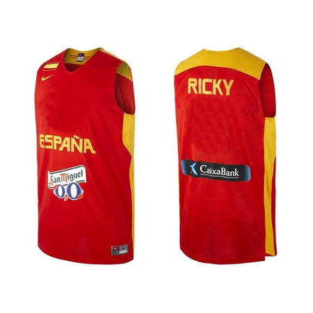 Camiseta Selección España Ricky Rubio (600/rojo/amarillo)