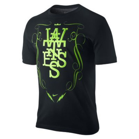 Camiseta Lebron Prem Witness (011/negra/lima)