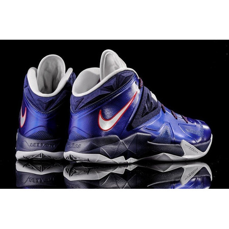 Lebron Zoom Soldier VII "Deep Blue" (400/marino/rojo/platinum)