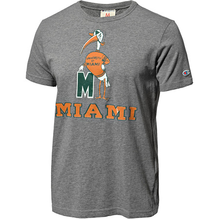 Champion Camiseta Final Four University Of  Miami Hurricanes (gris)