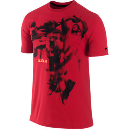 Camiseta Lebron 3D (611/rojo)