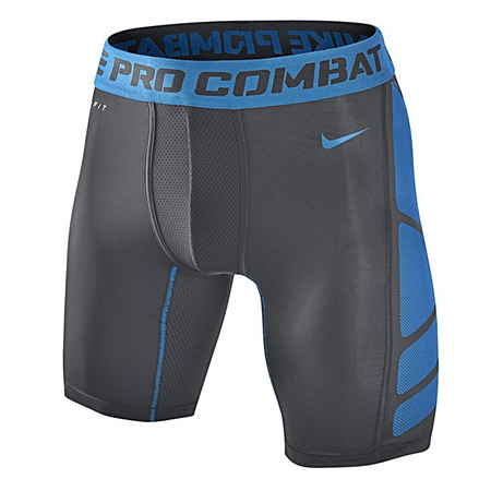 Nike Pro Combat Hypercool 2.0 Compression 6" (062/negro/azul)