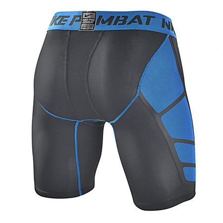 Nike Pro Combat Hypercool 2.0 Compression 6" (062/negro/azul)