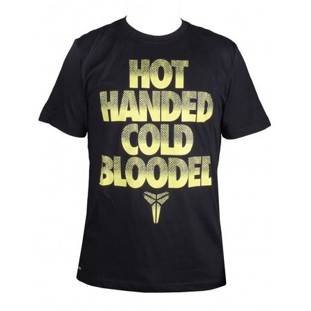 Camiseta Kobe "Hot Handed, Cold Blooded" (010/negro/amarillo)