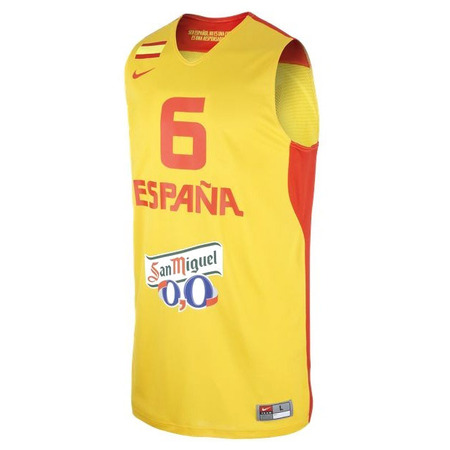 Camiseta Selección España Ricky Rubio (740/amarillo/rojo)