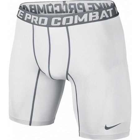 Nike Short 2.0 Compression 6'' (100/blanco/gris)