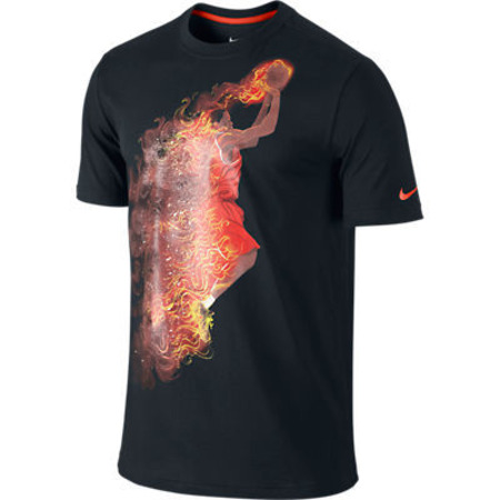 Camiseta Kevin Durant On Fire (010/negro)