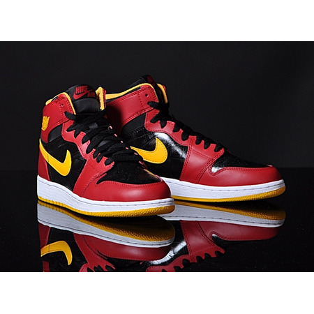 Air Jordan 1 Retro High (GS) "Atlanta Hawks" (017/negro/rojo/am)