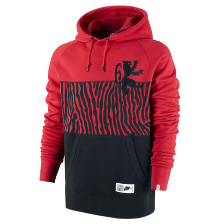 Sudadera Capucha Lebron Safari PRT (657/rojo/negro)