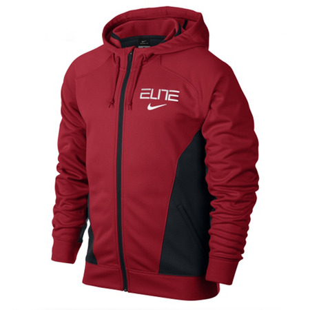 Sudadera Cap Nike Elite World Tour Full-Zip (650/rojo/negro/bl)