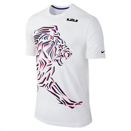 Camiseta Lebron Lion (101/blanco/morado)