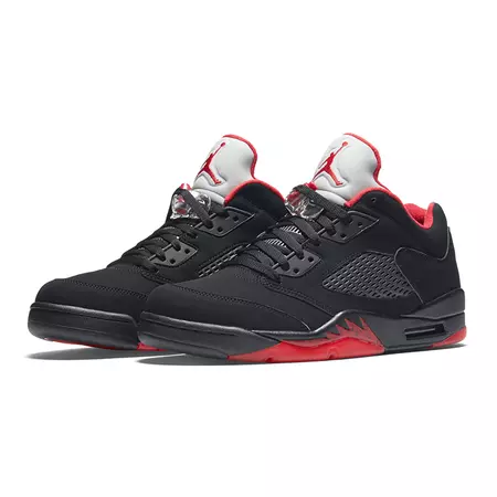 Air Jordan 5 Retro Low "Alternate `90" (001/black/gym red)