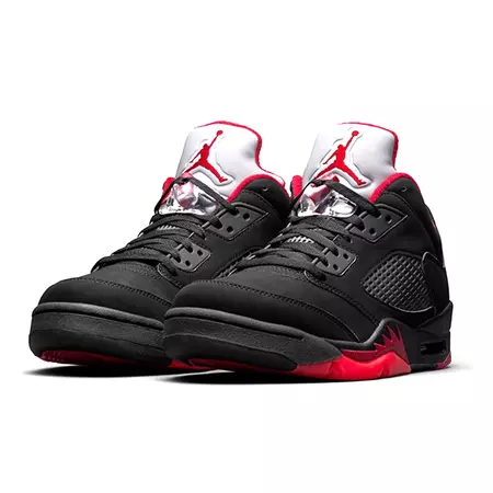 Air Jordan 5 Retro Low "Alternate `90" (001/black/gym red)