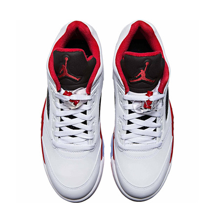 Air Jordan Retro 5 Low "Fire Red" (101/white/fire red/black)