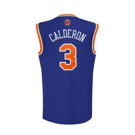 Adidas Camiseta Réplica Calderón #3# Knicks (azul/naranja)