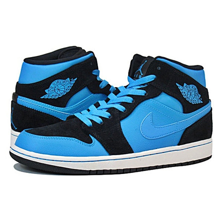 Air Jordan 1 Mid "Blue Night" (017/negro/azul celeste/blanco)