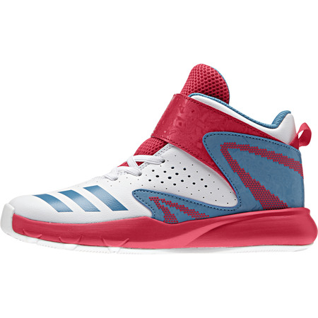 Adidas BasketBall Fun 2 Kids (blanco/rojo/azul)