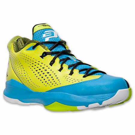 Jordan CP3. VII "Blue Beach" (306/verde lima/azul/negro/blanco)