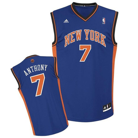 Adidas Camiseta Réplica Carmelo Anthony Knikcs (azul/naranja)