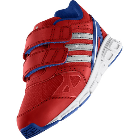 Adidas Hyperfast CF Infatil (rojo/azul/plata)