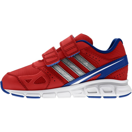 Adidas Hyperfast CF Infatil (rojo/azul/plata)