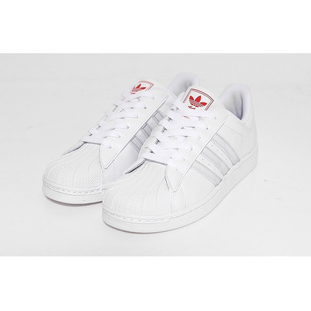 Adidas Superstar 2 IS K (32-35)(blanco/rojo/multicolor)