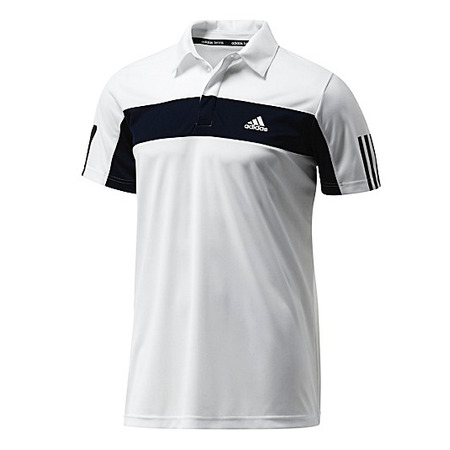 Adidas Polo Hombre Tennis Galaxy (blanco/marino)