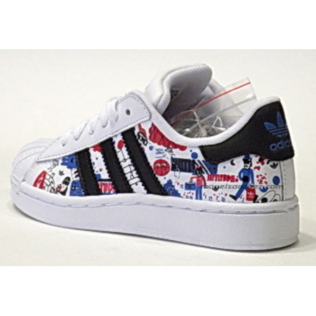 Adidas Superstar 2J Graph Niñ@ (blanco/negro)