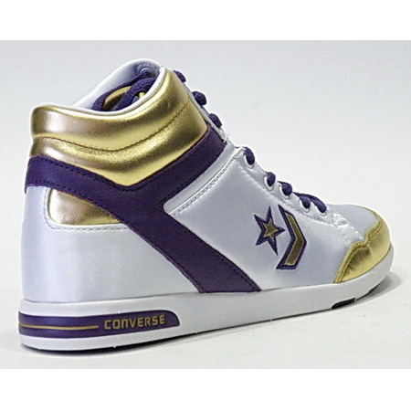 Converse Lady Wapon 86 Hi (blanco/oro/violeta)