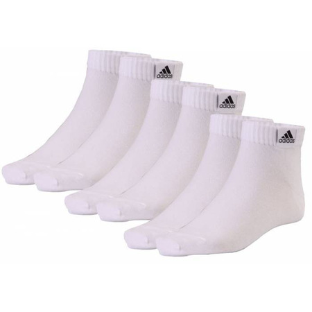 Calcetines Adidas Tobilleros T Lin 3 Pack (blanco)