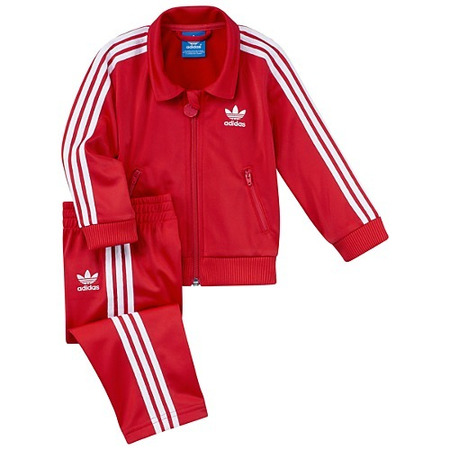 Adidas Chándal Bebé Inf Firebird TS (rojo/blanco)