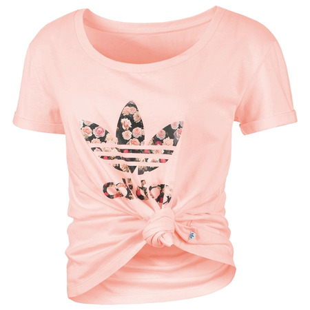 Adidas Original Camiseta Logo Rose Mujer (rosa)