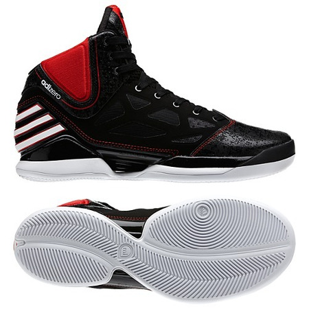 Adidas AdiZero Rose 2.5 (negro/blanco/rojo)