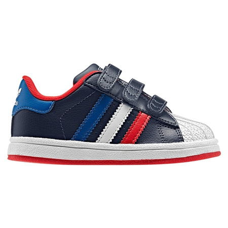 Adidas Superstar 2 CF Inf (navy/azul/rojo/blanco)(20-27)