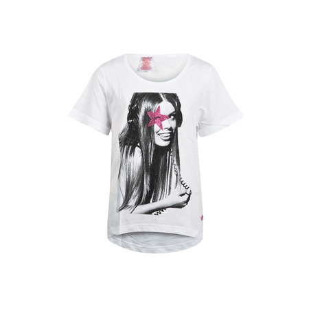 Adidas Camiseta Niña JG Style Tee (blanco)