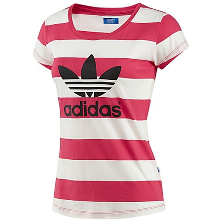 Adidas camiseta Trefoil Superstar (blanco/rosa)